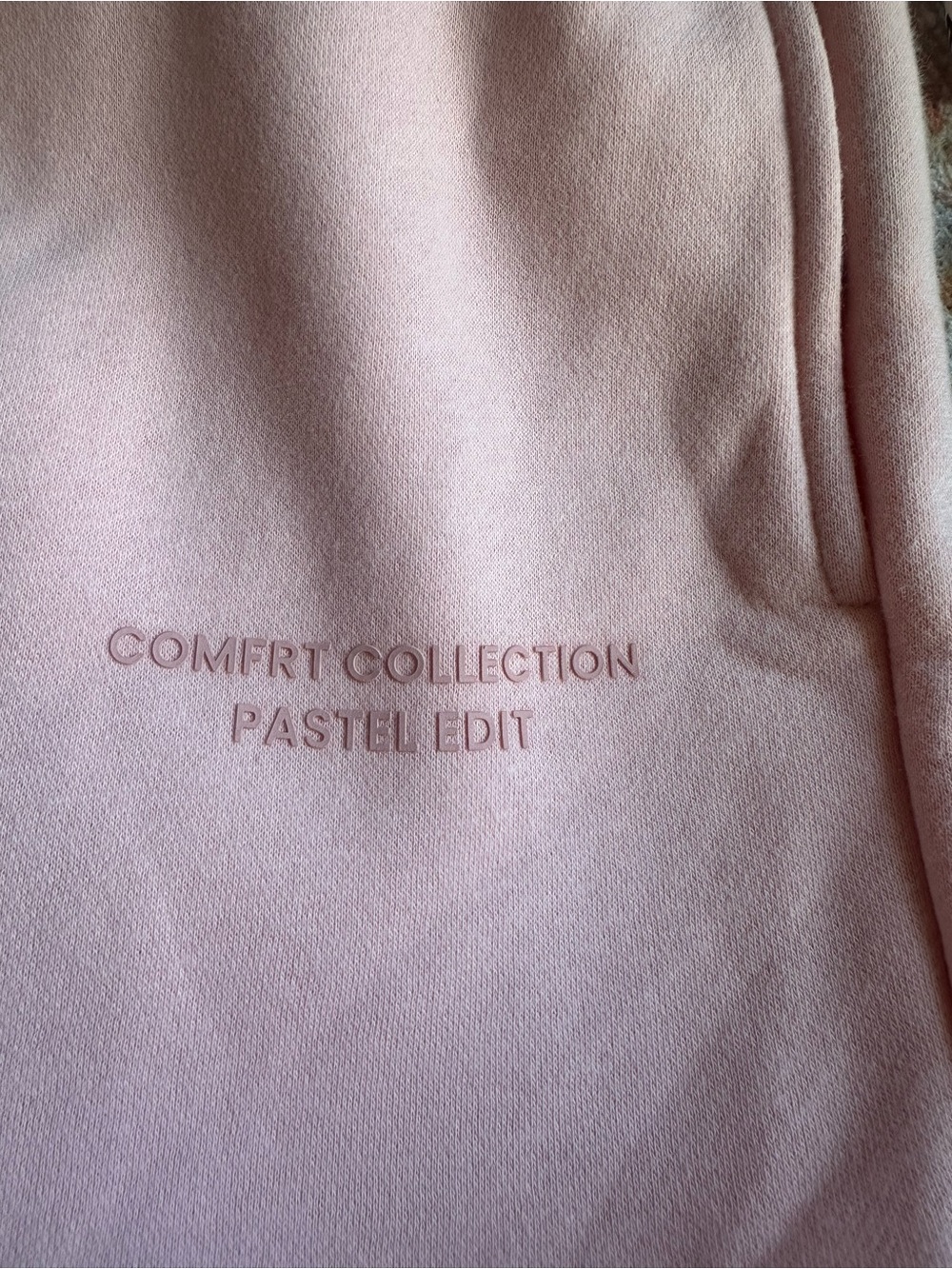 NWOT Comfrt limited edition pastel sweatpants bubblegum pink size medium - Picture 4 of 9